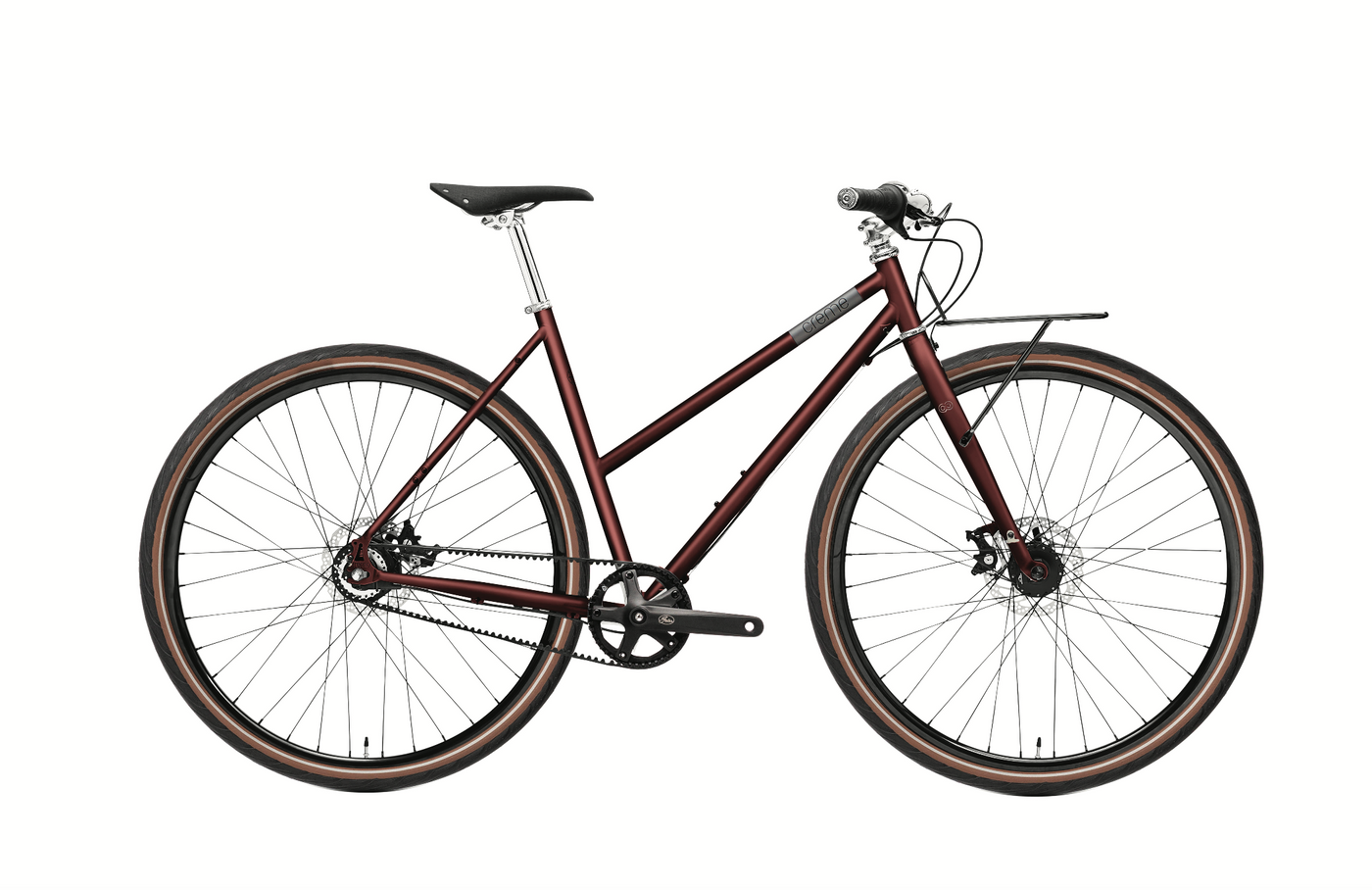 Creme Ristretto Roadster ST Ruby - Belt Drive Commuter