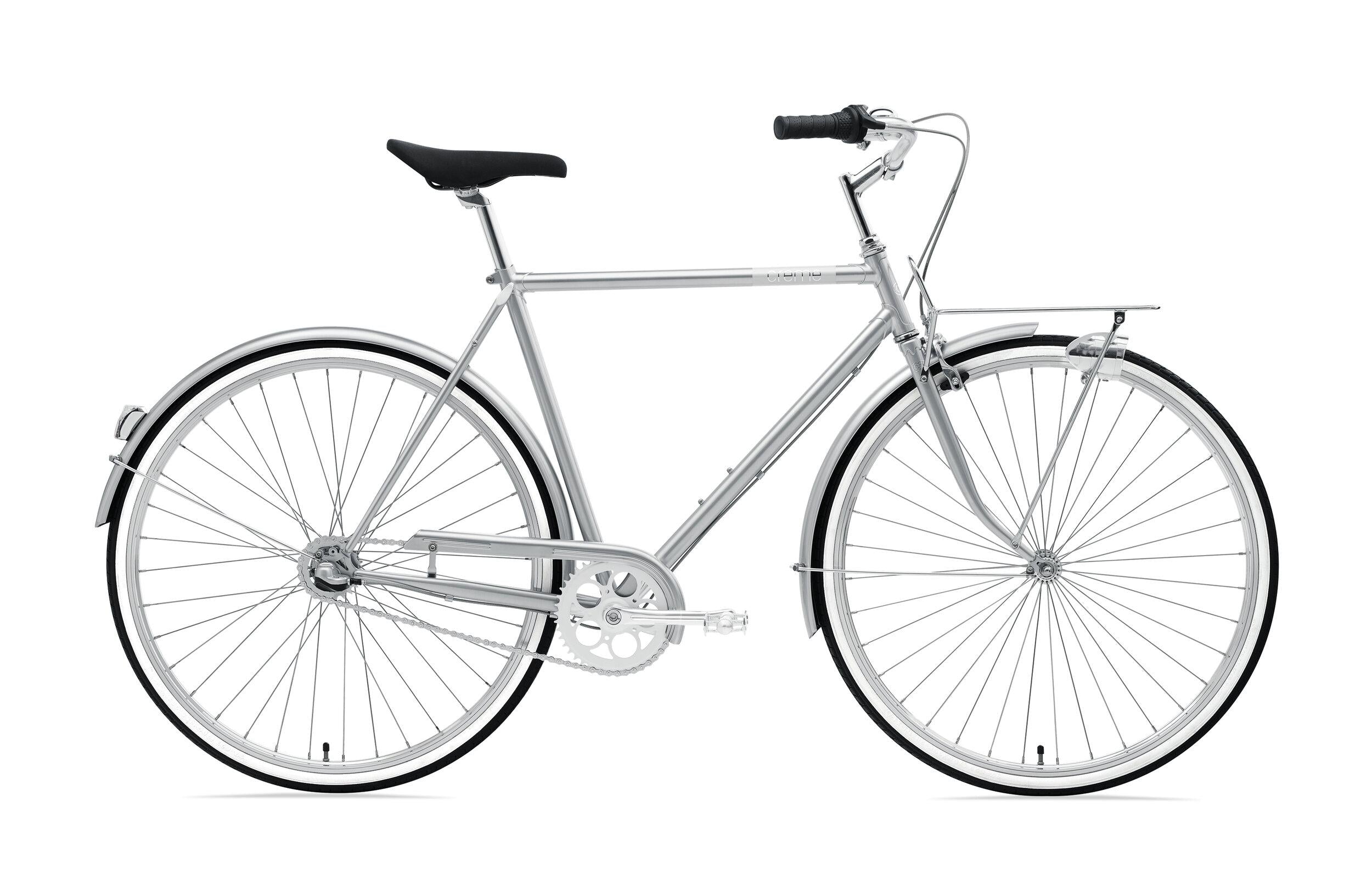Creme Caferacer Man Uno Chrome - Aesthetic Vintage City Bike