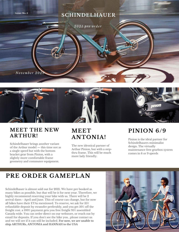 Issue no.2: 2021 Bike Pre Orders // Schindelhauer