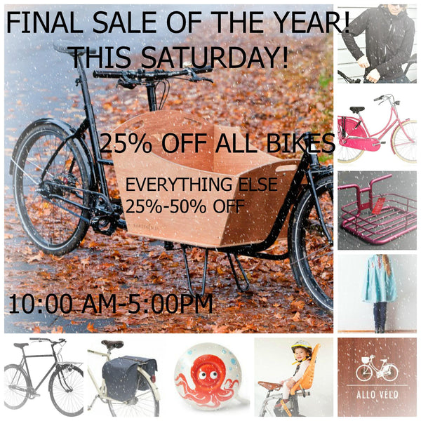 Our final sale of the year!
