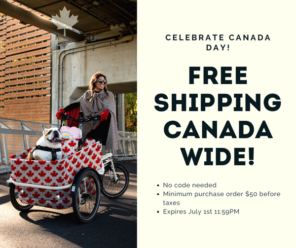 Free Shipping to Celebrate Canada Day!