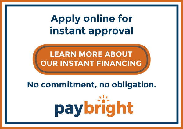 Easy financing by PAYBRIGHT now available!