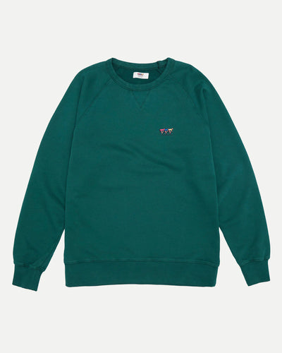 Erstwhile Waaier Sweatshirt Dark Green