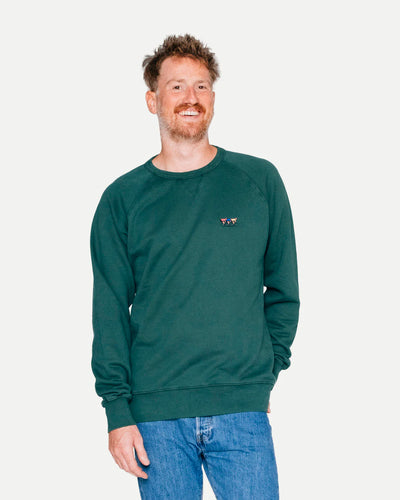 Erstwhile Waaier Sweatshirt Dark Green