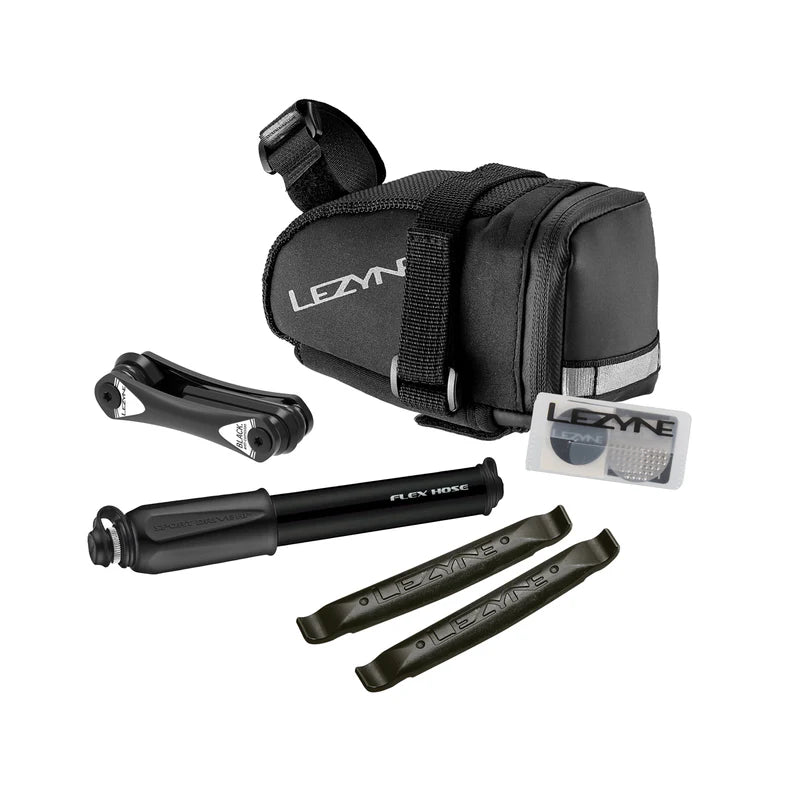 Lezyne, M Caddy Sport Kit, Pump, Saddle Bag Flat Repair Kit