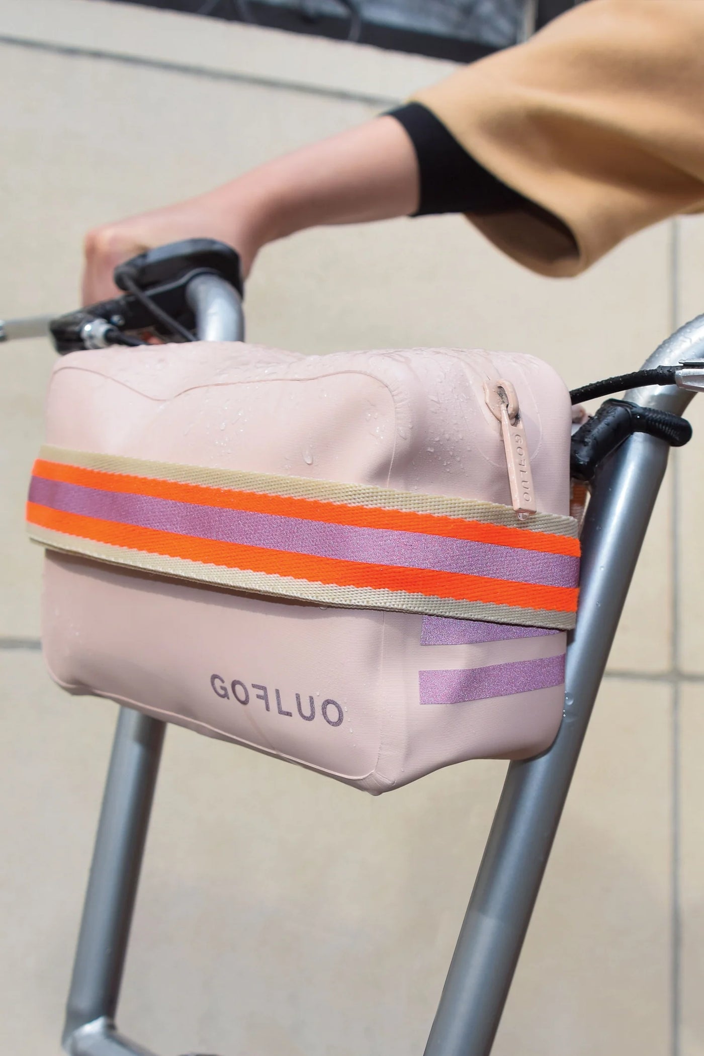 Gofluo Collette - Sacoche de guidon + Sac à bandoulière en un