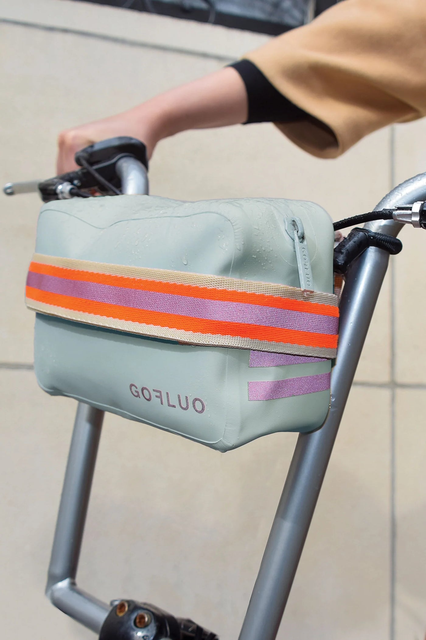 Gofluo Collette - Sacoche de guidon + Sac à bandoulière en un