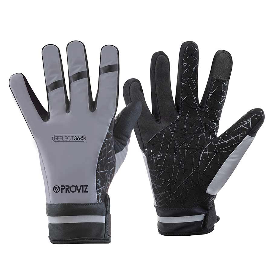 Proviz REFLECT360 Winter Gloves Silver Pair