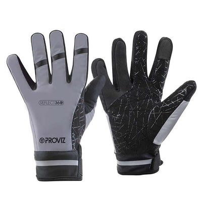 Proviz REFLECT360 Winter Gloves Silver Pair