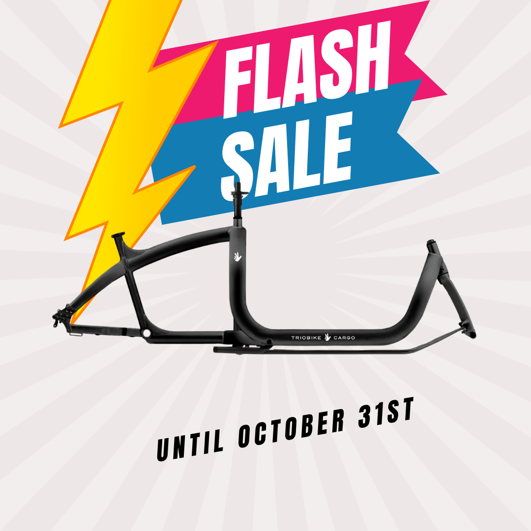 Triobike Cargo Framekit - Custom Build your own Cargo Bike - FLASH SALE + FREE FREIGHT!