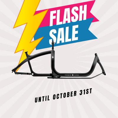 Triobike Cargo Framekit - Custom Build your own Cargo Bike - FLASH SALE + FREE FREIGHT!