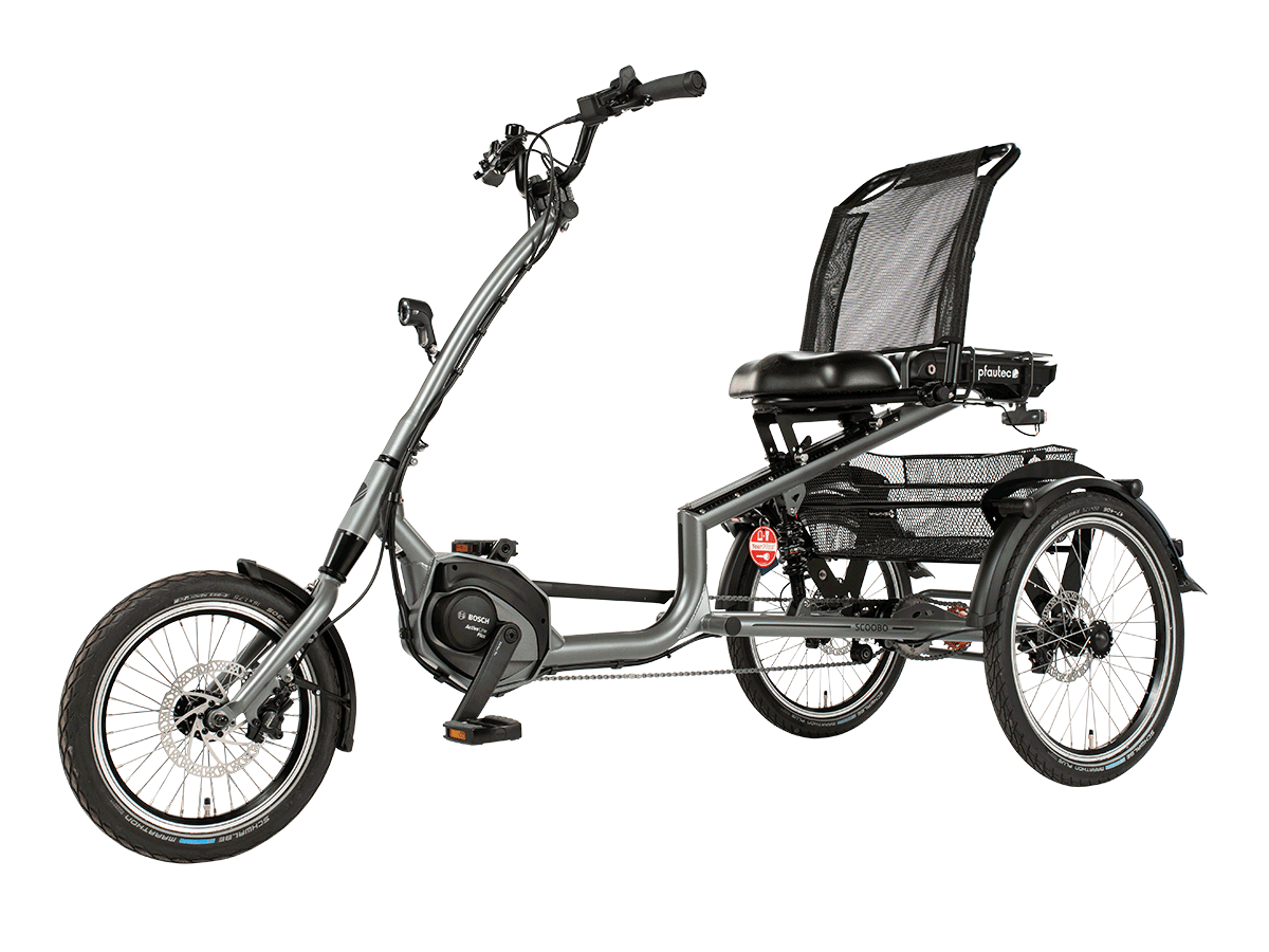 Tricycle électrique couché pour adulte - Pfautec Scoobo Bosch Active Plus