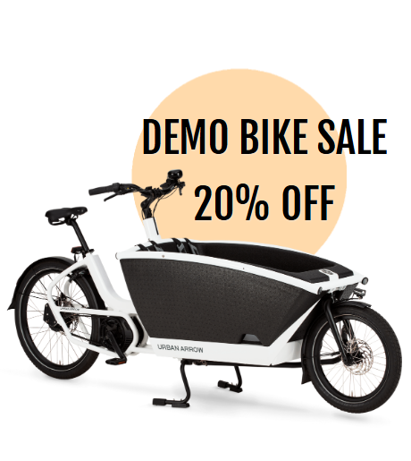 Urban Arrow Family Cargo Line Smart System *Vancouver DEMO, Off-White*