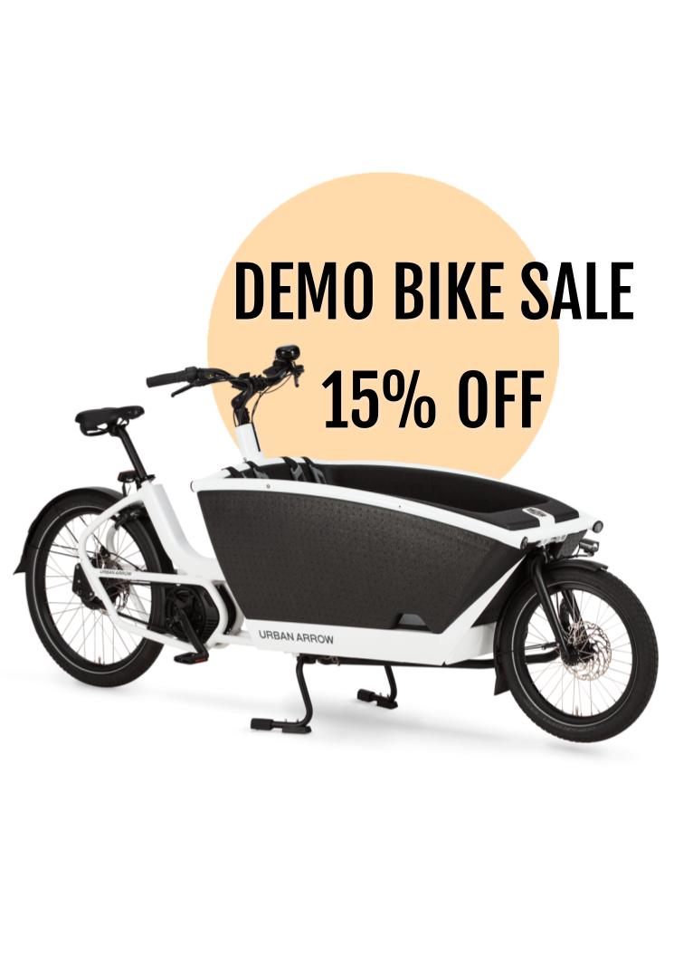 Urban Arrow Family Cargo Line Smart System *Vancouver DEMO, Off-White*