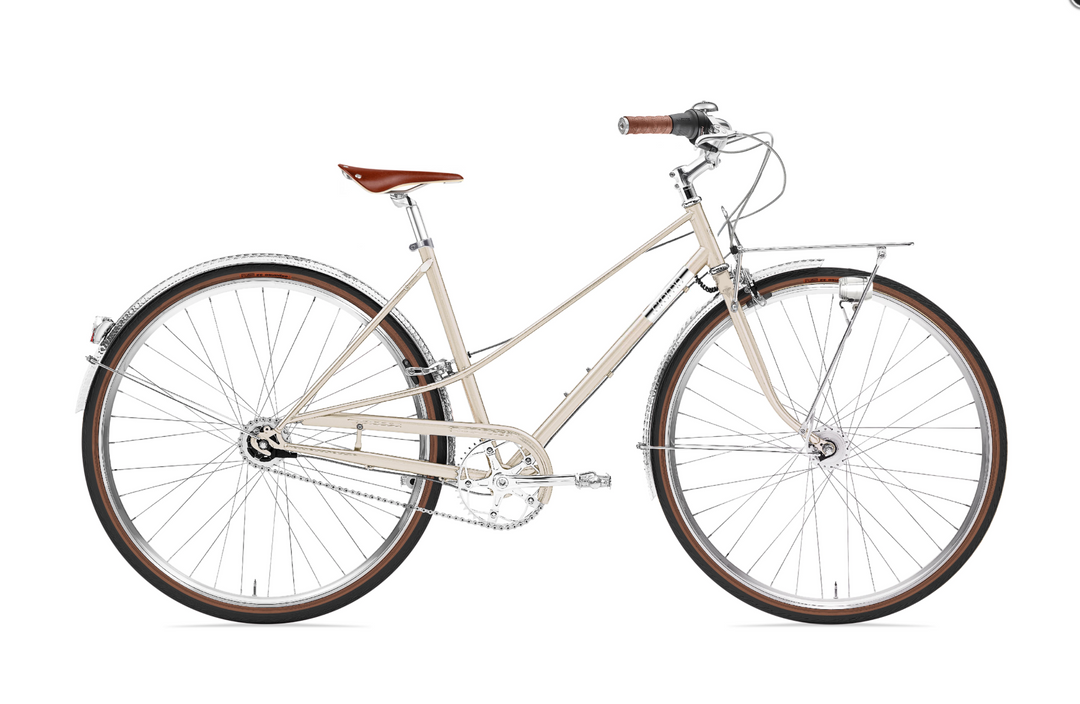 Creme Caferacer Lady Doppio 7 LTD Dynamo Silver Champagne New