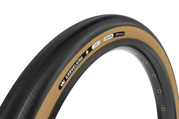 PANARACER GRAVELKING SLICK R SERIES TIRE 700C - 700x35K AMBER