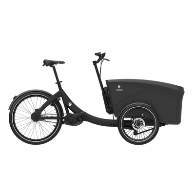 Triobike Boxter-E Bosch CL Enviolo Extreme + Gates Belt Drive - vélos cargo électrique pour 4 enfants