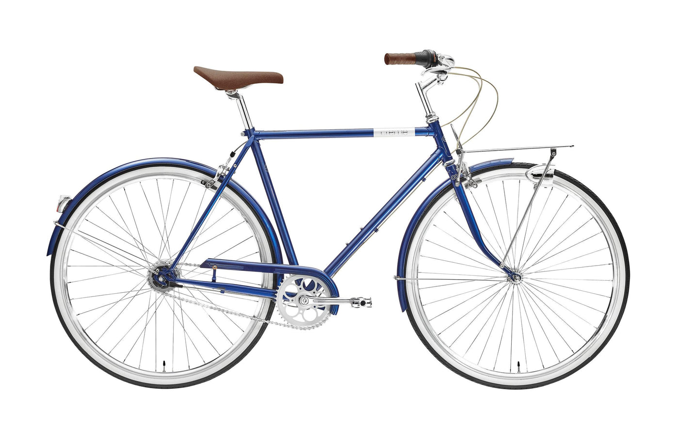 Creme Caferacer Man Solo 7 Classic Blue Dutch Style City Bicycle