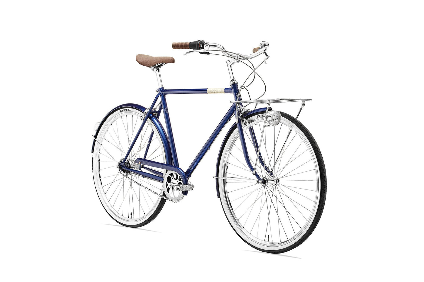Creme Caferacer Man Solo 7 Classic Blue Dutch Style City Bicycle