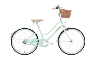 Creme Mini Molly 24" Girls Dutch Style City Bicycle Pistachio Polka