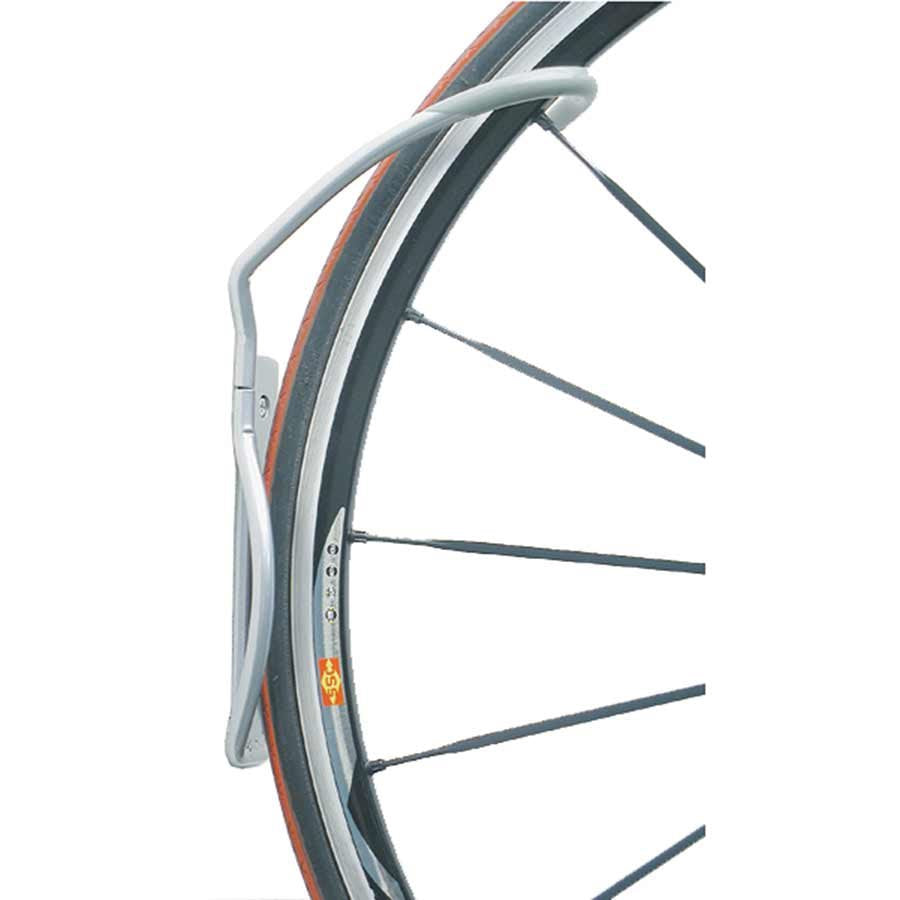 Supporto Da Parete Per Bici Delta Michelangelo - Porta Bici A Gravità, Tubo Acciaio Nero, 18 Kg