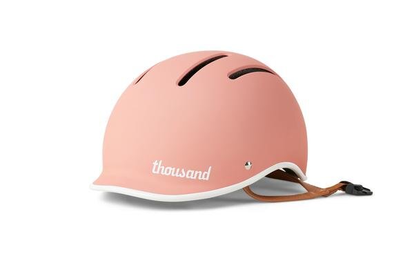 Thousand Helmets Jr. Powder Pink Stylish Kids helmet
