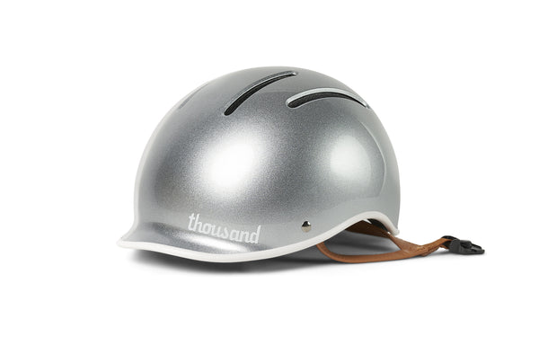 Thousand Helmets Jr. So Silver Stylish Kids helmet