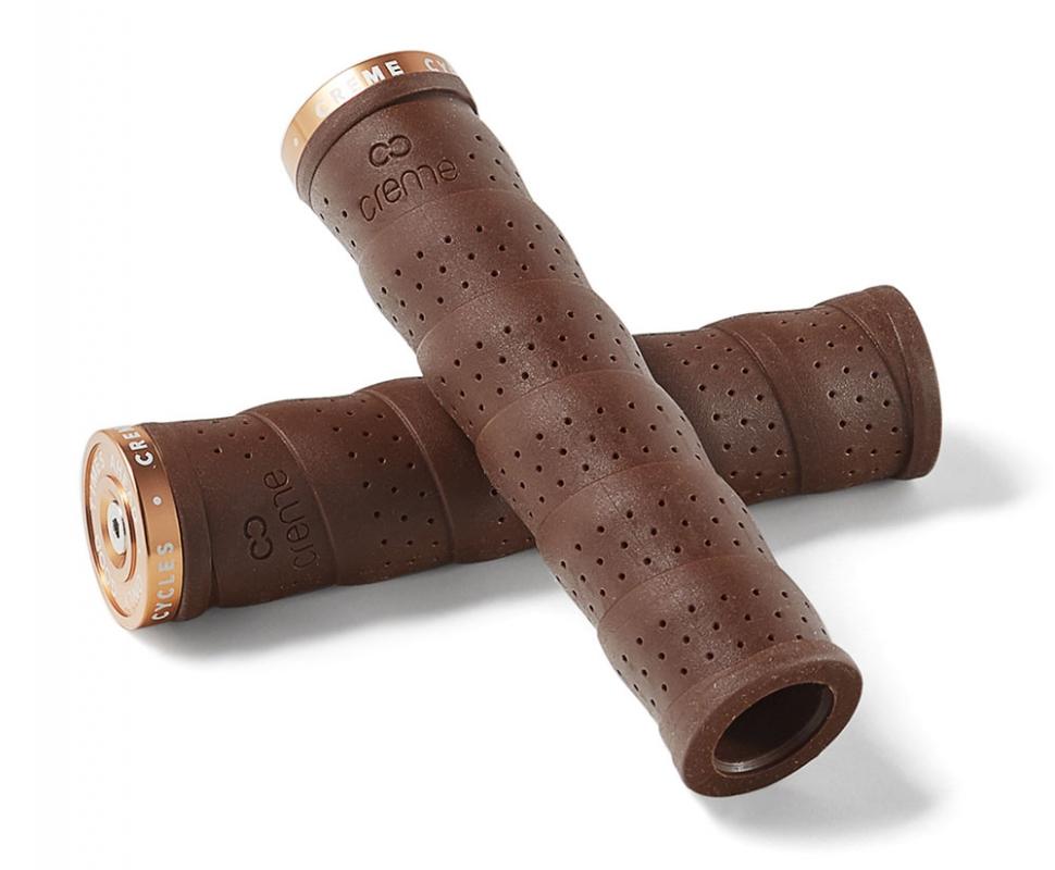Creme Cycles Gummy Grips 130mm Standard Length Brown