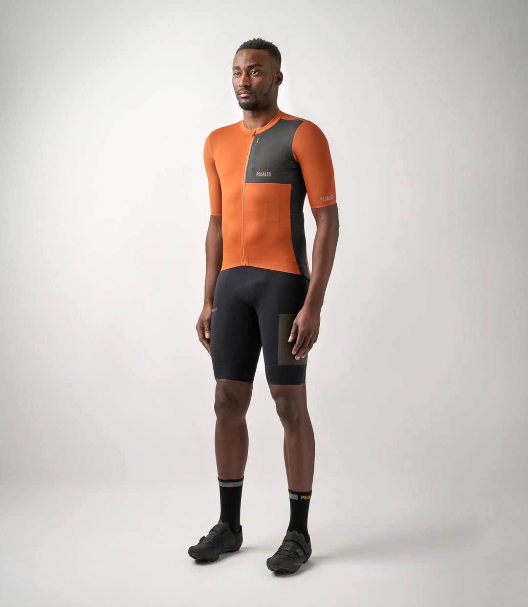 Veste Cyclisme PEDALED Noir - Taille XS, Fermeture éclair Complète - Made In Italy, Occasion