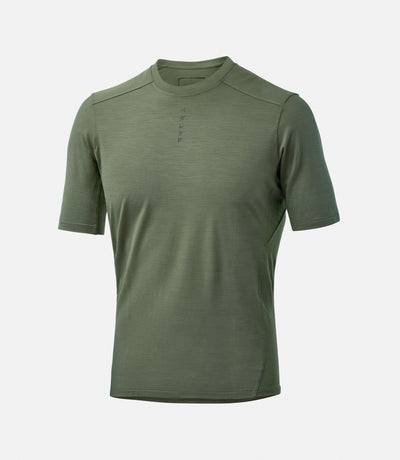 PEdALED Jary Merino Gravel Cycling T-shirt Olive Green