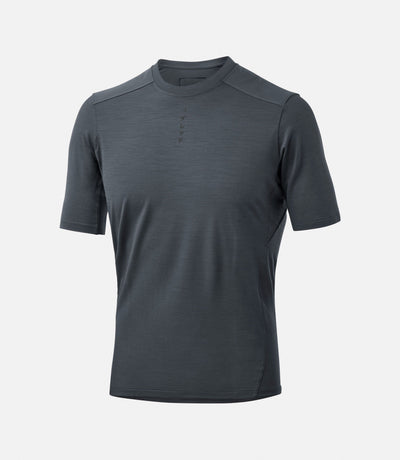 PEdALED Jary Merino Gravel Cycling T-shirt Charcoal Grey