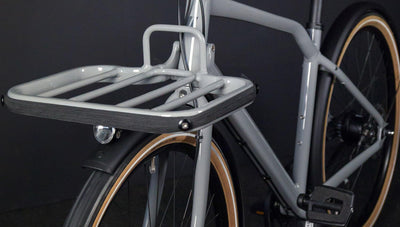 Schindelhauer Gustav 8 Commuter All Arounder Gates Carbon Belt Bicycle Mineral Grey