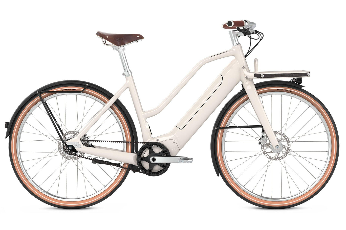 Schindelhauer Hannah 8 Bosch Active Line Plus Ebike Gates Carbon Belt Cream White