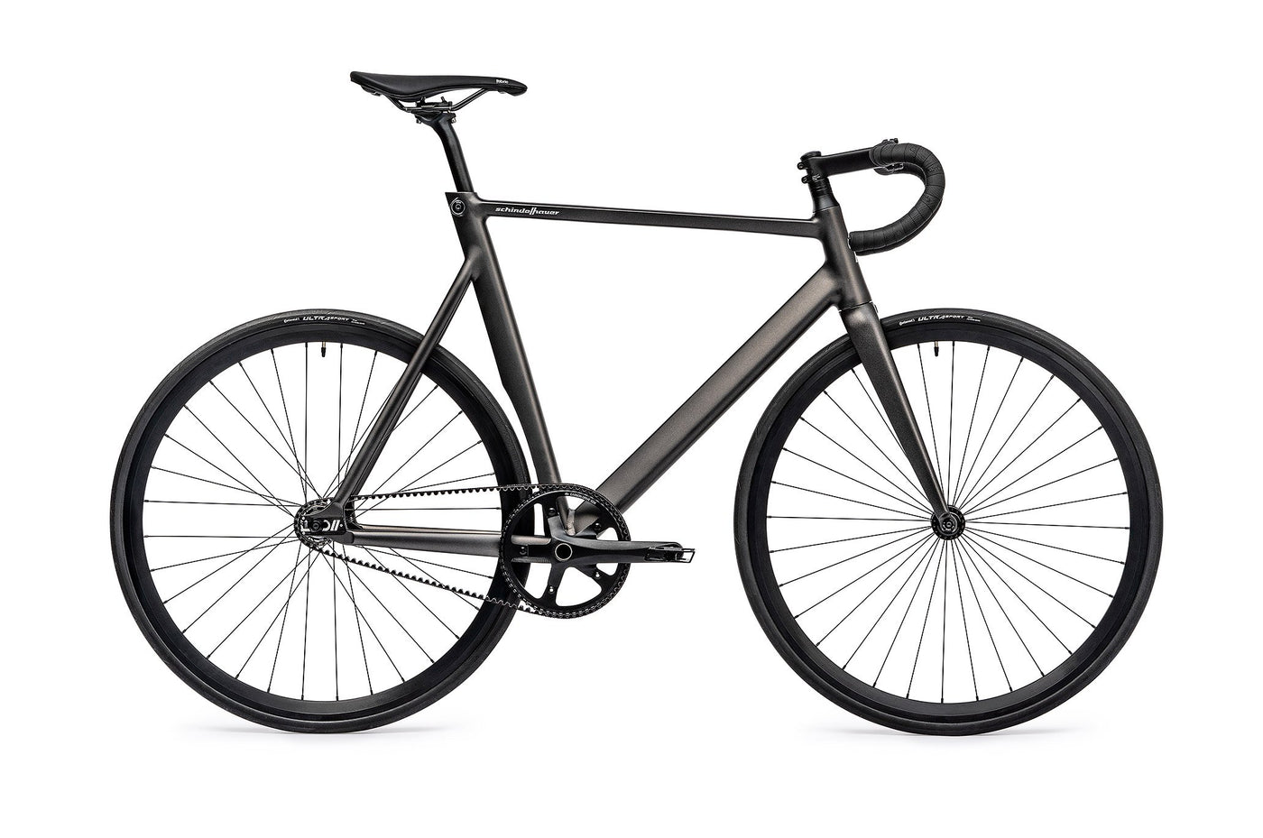 Schindelhauer Hektor Fixed Gear Single Speed Gates Carbon Belt Bicycle Black