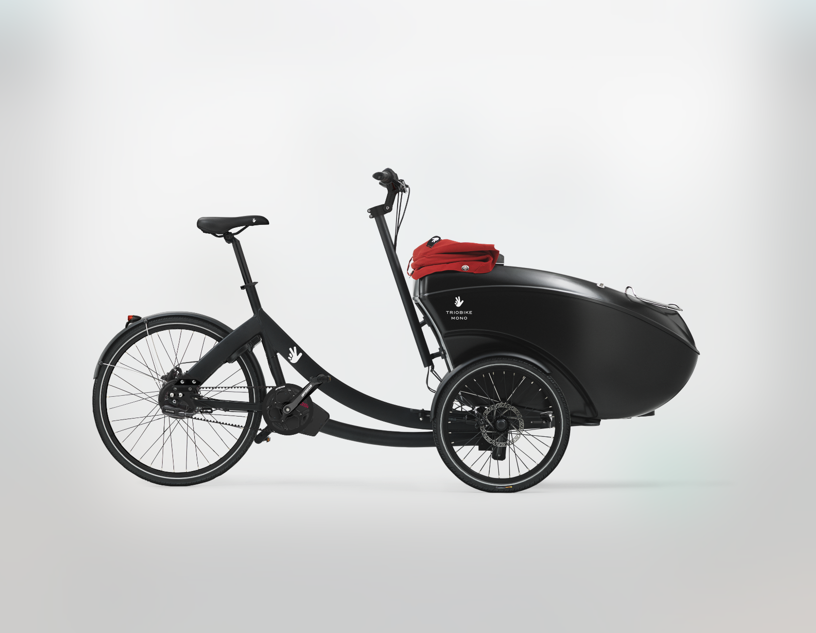 Triobike Mono E Enviolo Gates Belt Drive 2 Kids Cargo Bike