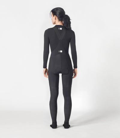 PEdALED Essential Women's Merino Long Sleeve Cycling Base Layer Black