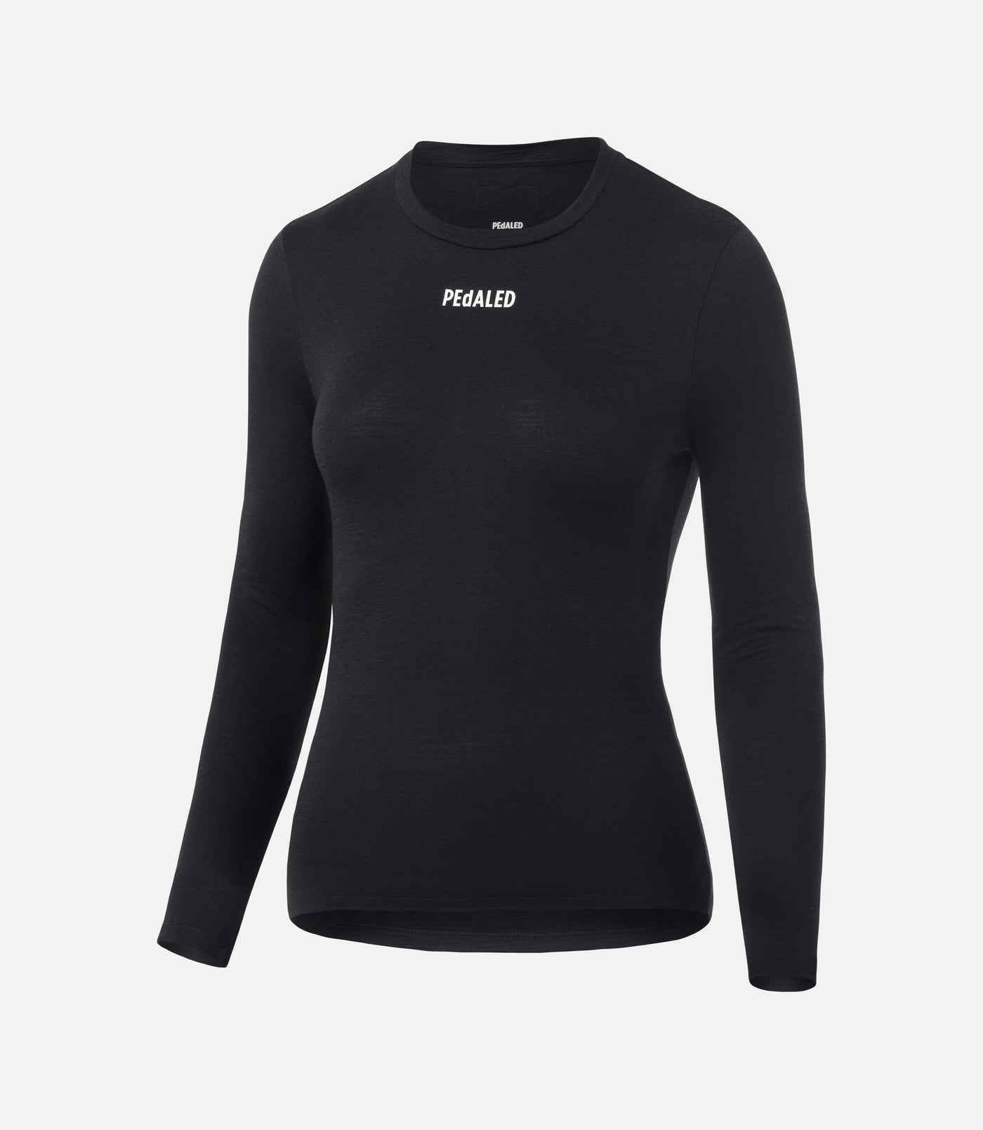 PEdALED Essential Women's Merino Long Sleeve Cycling Base Layer Black